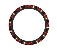 Jesus sagte: „Ich Bin das Licht der Welt, Johannes 8,12. Lenkradbezug für Damen und Herren, strapazierfähiges Autozubehör für den Innenraum, rutschfestes Material, universell passend für Pkw, SUVs u