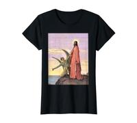 Jésus Satan Temptation par Gustave Dore Colorisé T-Shirt Graphique avec Valeur
