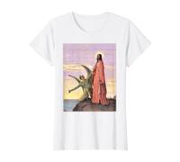 Jésus Satan Temptation par Gustave Dore Colorisé T-Shirt Graphique avec Valeur