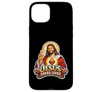 Jésus Sauve des Vies - Jésus chrétien Coque pour iPhone 15 Plus