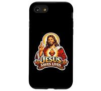 Jésus Sauve des Vies - Jésus chrétien Coque pour iPhone SE (2020) / 7/8