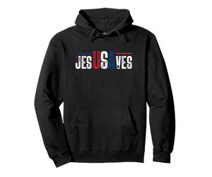 Jésus Sauve - Design Typographique Distressé Sweat à Capuche