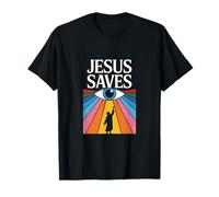 Jésus sauve - Foi chrétienne et salut minimaliste T-Shirt