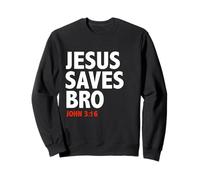 Jésus Sauve frère John 3:16 Un Disciple chrétien de Jésus Sweatshirt