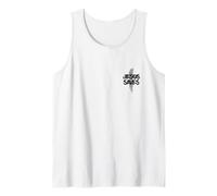 Jésus Sauve - Jean 3:16-17 Croix chrétienne Débardeur