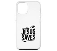 Jésus Sauve Le croyant Foi Espoir Chrétien Coque pour iPhone 12/12 Pro
