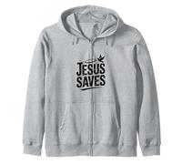 Jésus Sauve Le croyant Foi Espoir Chrétien Sweat à Capuche