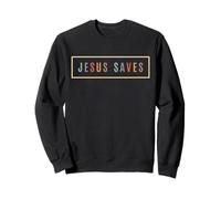 Jésus Sauve Le Message du Sauveur inspirant Sweatshirt