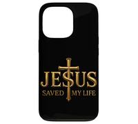Jesus Saved My Life God Citation chrétienne Croyant Religieux Coque pour iPhone 13 Pro