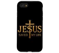 Jesus Saved My Life God Citation chrétienne Croyant Religieux Coque pour iPhone SE (2020) / 7/8