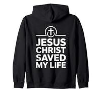 Jesus Saved My Life Sweat à Capuche