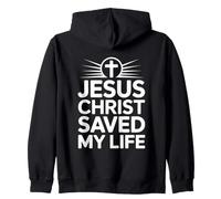 Jesus Saved My Life Sweat à Capuche