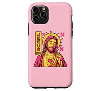 Jesus Saves Anime Chrétien Sacred Heart Manga Pop Art Rose Coque pour iPhone 11 Pro