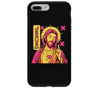 Jesus Saves Christian Anime Sacred Heart Manga Pop Art Coque pour iPhone 7 Plus/8 Plus