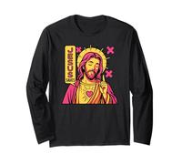 Jesus Saves Christian Anime Sacred Heart Manga Pop Art Manche Longue