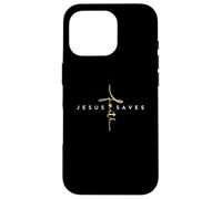 Jesus Saves Faith Croix Christ Religieux Jésus Sauver Coque pour iPhone 16 Pro