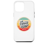 Jesus Saves Retro Vintage Christian Faith Bible Verse Gifts Coque pour iPhone 12 Pro Max