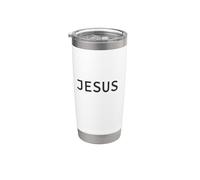 Jesus Saves! Share Node Minimal Text Evangelism Gospel Gobelet isotherme en acier inoxydable double paroi
