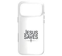 Jesus Saves Vintage Christian Faith Inspiration Coque pour iPhone 17 Pro Max