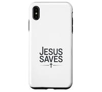 Jesus Saves Vintage Christian Faith Inspiration Coque pour iPhone XS Max