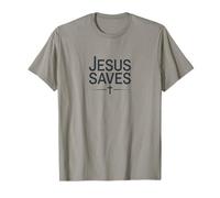 Jesus Saves Vintage Christian Faith Inspiration T-Shirt