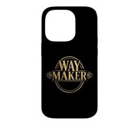 Jésus Shirt Way Maker Bold Blessed Christian Faith Statement Coque pour iPhone 14 Pro