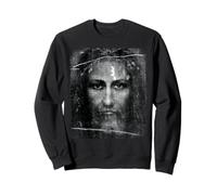 Jesus Shroud Of Turin Vintage christ face catholic christian Sweatshirt