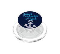 Jésus Spruch glaube Anker mut Statement Cool LOL irche PopSockets PopGrip pour MagSafe