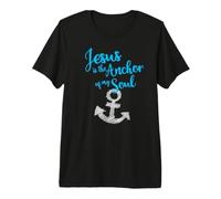 Jésus Spruch glaube Anker mut Statement Cool LOL irche T-Shirt Haut de Gamme