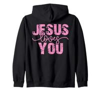 Jésus t'aime Conception de Message de Foi chrétienne Sweat à Capuche