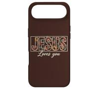Jésus t'aime, Foi chrétienne Florale, Dieu Coque pour iPhone Air