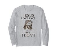 Jésus t'aime mais je n'amuse pas les chrétiens religieux Manche Longue