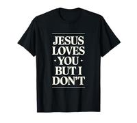Jésus t'aime mais je ne suis pas un chrétien drôle T-Shirt