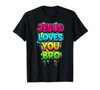 Jésus t'aime Mon frère | Fun John 3:16 T-Shirt chrétien Faith T-Shirt