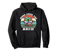 Jésus t'aime Mon frère, Jésus t'aime Bruh, Chemise de Jésus drôle Sweat à Capuche