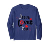 Jésus t'aime, Super héros, ma Chemise Jesus Manche Longue