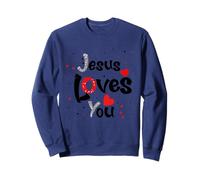 Jésus t'aime, Super héros, ma Chemise Jesus Sweatshirt