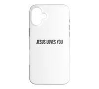 Jésus t'aime Une drôle de Foi chrétienne, de l'espoir, de la Confiance en Dieu Coque pour iPhone 16 Plus