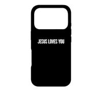 Jésus t'aime Une drôle de Foi chrétienne, de l'espoir, de la Confiance en Dieu Coque pour iPhone 17 Pro