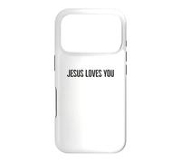Jésus t'aime Une drôle de Foi chrétienne, de l'espoir, de la Confiance en Dieu Coque pour iPhone 17 Pro
