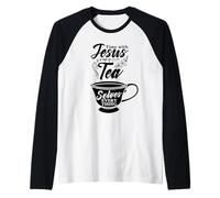 Jesus Tea - Sirotez Votre Foi avec Chaque Tasse Manche Raglan