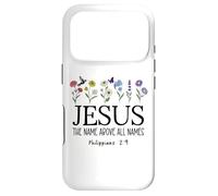 Jesus The Name Above All Names Christian Philippians 2 9-11 Coque pour iPhone 17 Pro