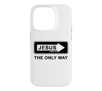 Jesus The Only Way - Christian Faith Evangelism John 14:6 Coque pour iPhone 14 Pro