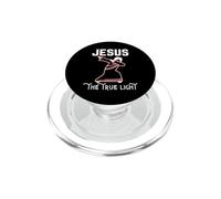 Jésus The True Light Gods Love Christian Easter Christmas PopSockets PopGrip pour MagSafe
