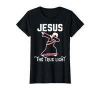 Jésus The True Light Gods Love Christian Easter Christmas T-Shirt Graphique avec Valeur