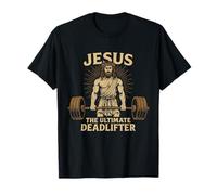 Jésus The Ultimate Deadlifter Christian Fitness T-Shirt