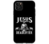 Jesus The Ultimate Deadlifter Funny Christian Workout Gym Coque pour iPhone 11 Pro Max