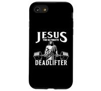 Jesus The Ultimate Deadlifter Funny Christian Workout Gym Coque pour iPhone SE (2020) / 7/8