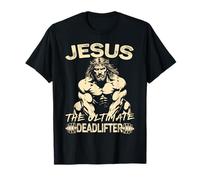 Jesus The Ultimate Deadlifter Housse de pompe de gym chrétienne T-Shirt