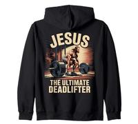 Jésus The Ultimate Deadlifter Muscle Sweat à Capuche